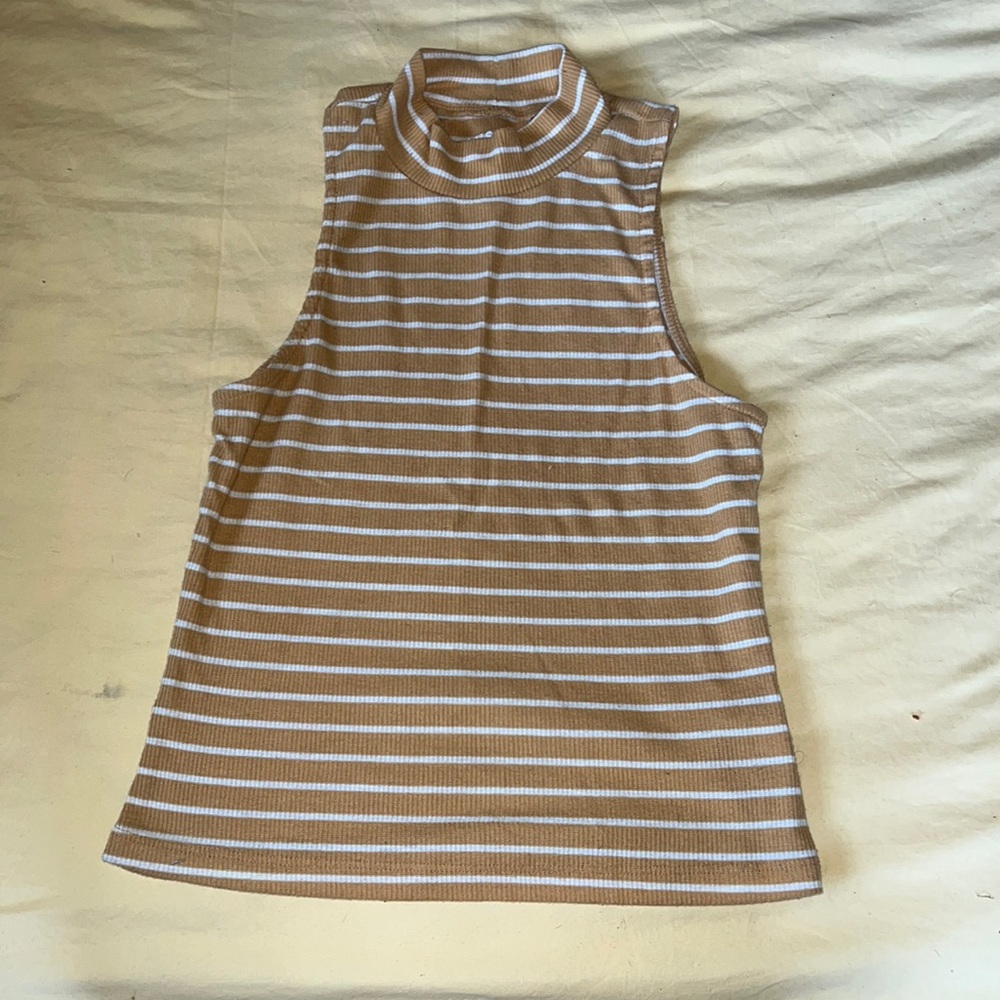 Mock Neck Tank Top